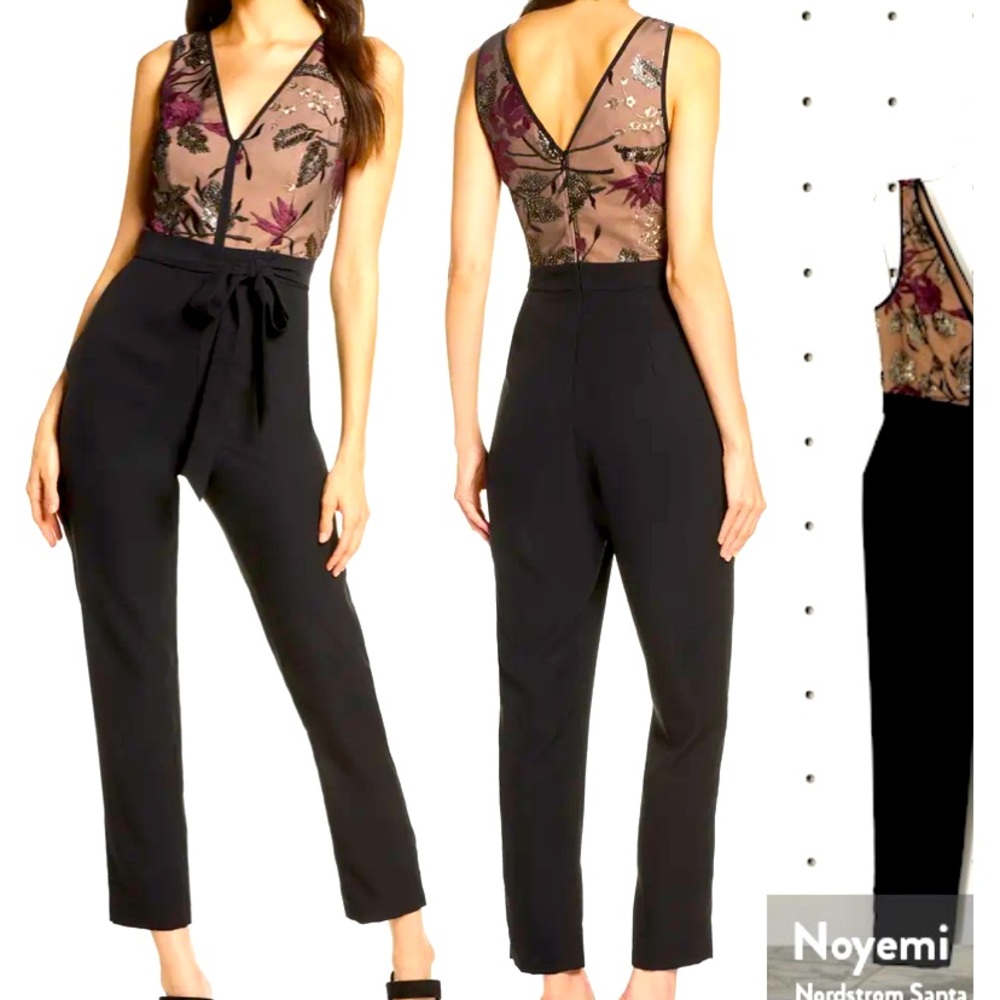 Anthropologie Harlyn embroidered jumpsuit. WA